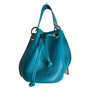 Anna Paola Mini Bucket Bag Purse Handbag Crossbody Teal